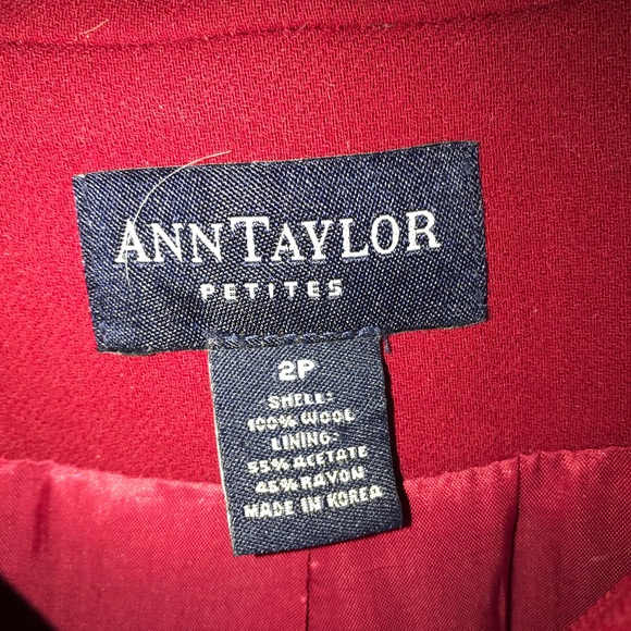 Red Ann Taylor blazer - Picture 4 of 4